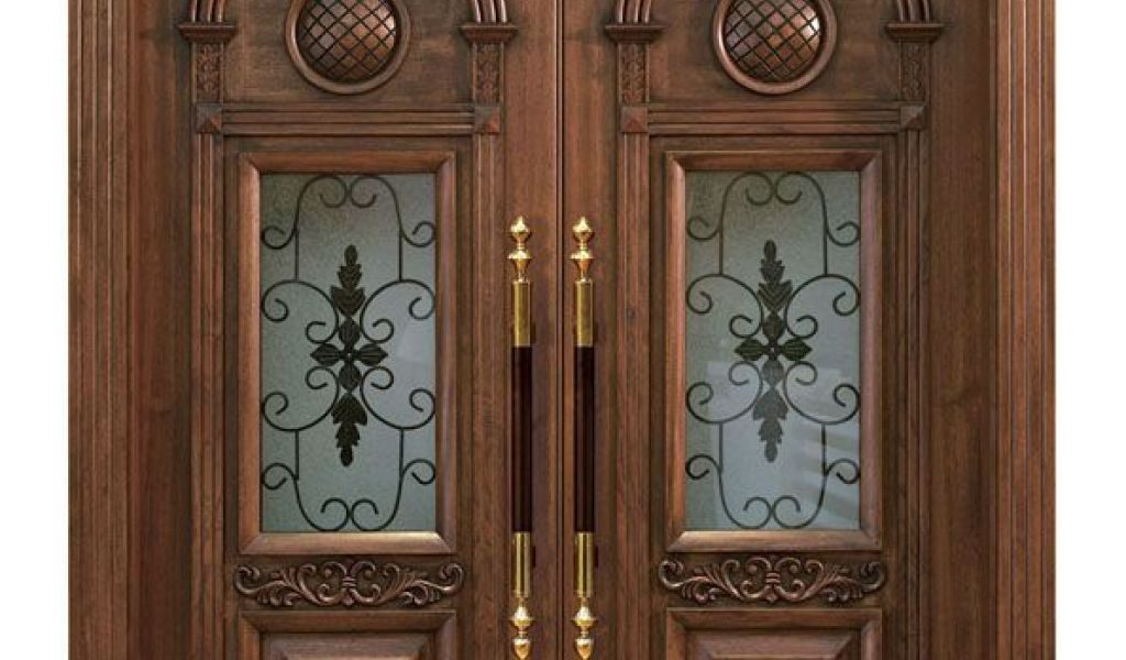 Making Exterior Wood Doorways the main focus for houses